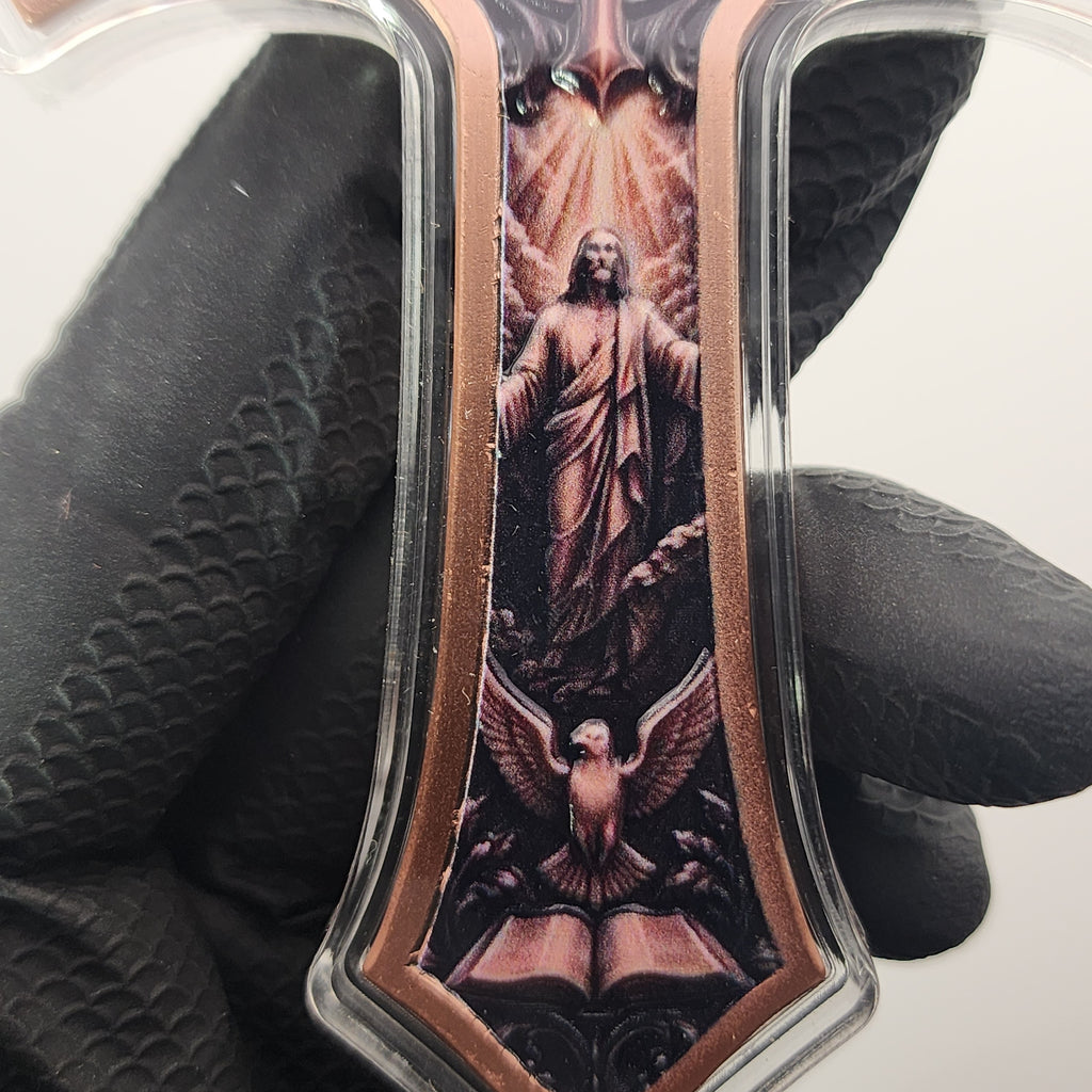 Life of Christ 5oz Copper Cross