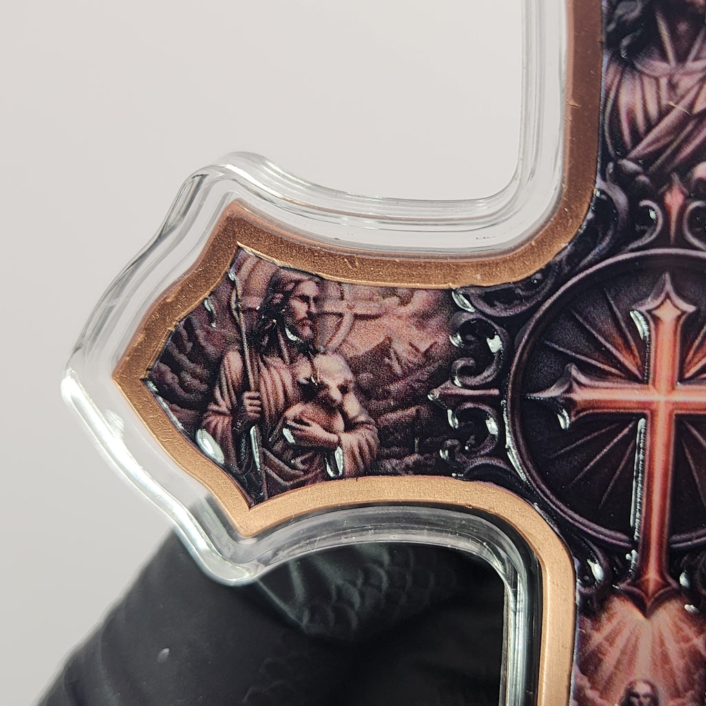 Life of Christ 5oz Copper Cross