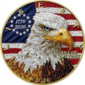 2026 American Silver Eagle - Mosaic Eagle Edition 1 oz Silver Coin