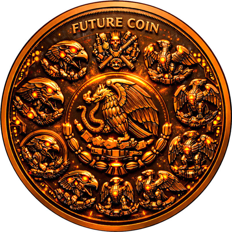 HoboCoin Exclusive 2026 Libertad Future Coin 1 Oz Copper Round