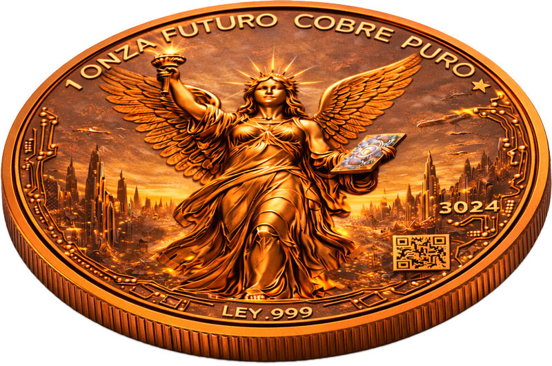 HoboCoin Exclusive 2026 Libertad Future Coin 1 Oz Copper Round