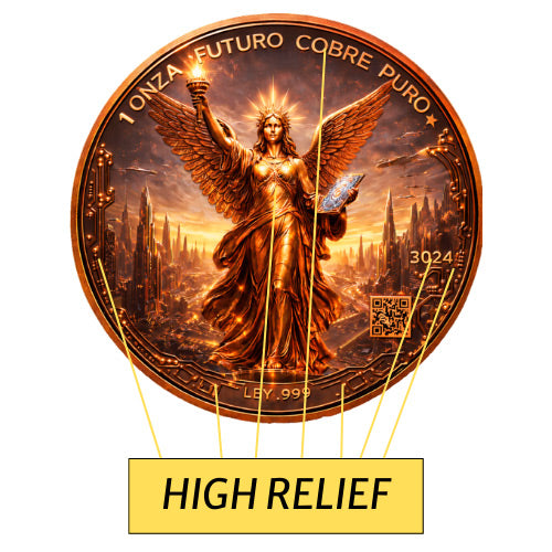 HoboCoin Exclusive 2026 Libertad Future Coin 1 Oz Copper Round