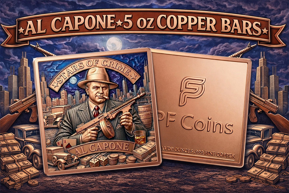 2026 Stars of Crime – Al Capone 5 oz Copper Bar
