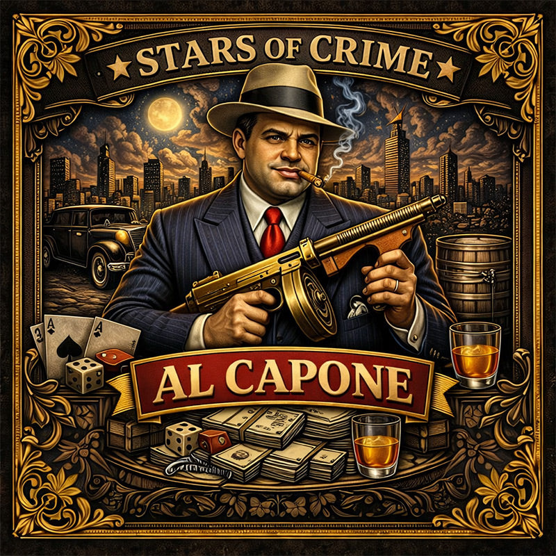 2026 Stars of Crime – Al Capone 5 oz Copper Bar