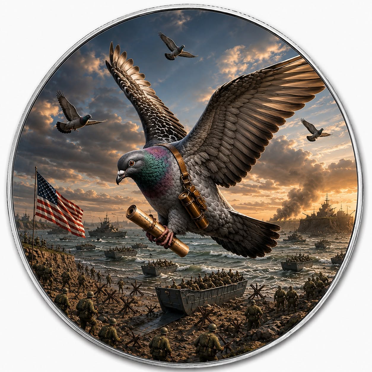 2026 U.S. Eagle The Medics & Messengers of Normandy Edition 1 oz Silver Coin