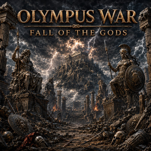 Olympus War - Fall of the Gods 1 Kilo Copper Medal