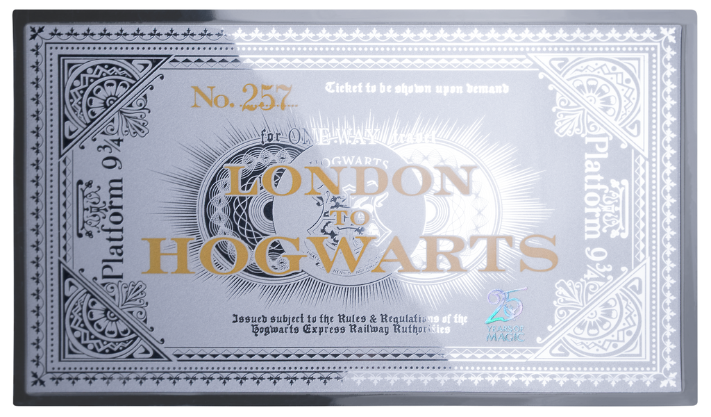 2026 Samoa Harry Potter Hogwarts Express Ticket 3g Silver Foil Coin