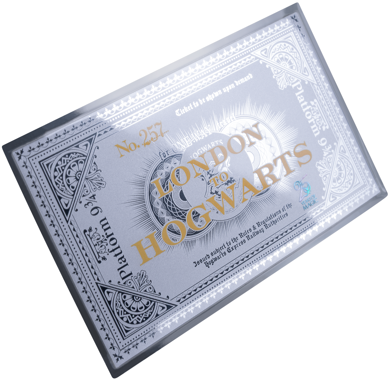 2026 Samoa Harry Potter Hogwarts Express Ticket 3g Silver Foil Coin