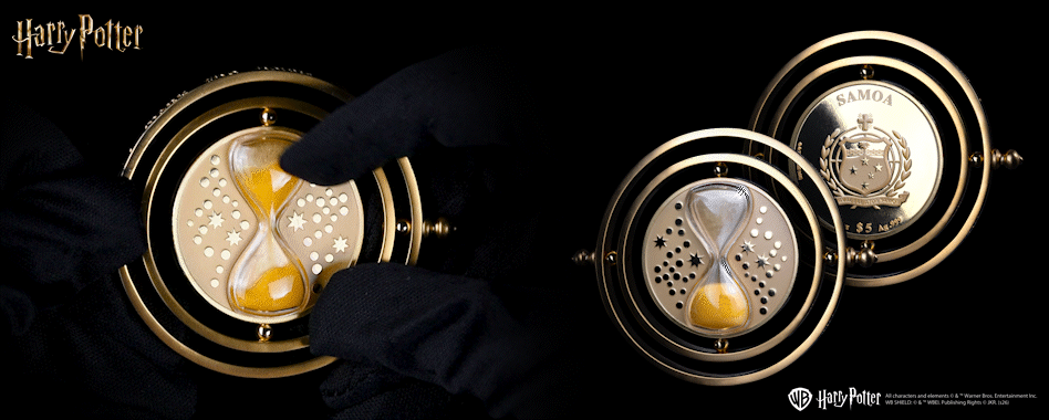 2026 Samoa Harry Potter Time Turner Shaped 2 oz Silver Coin