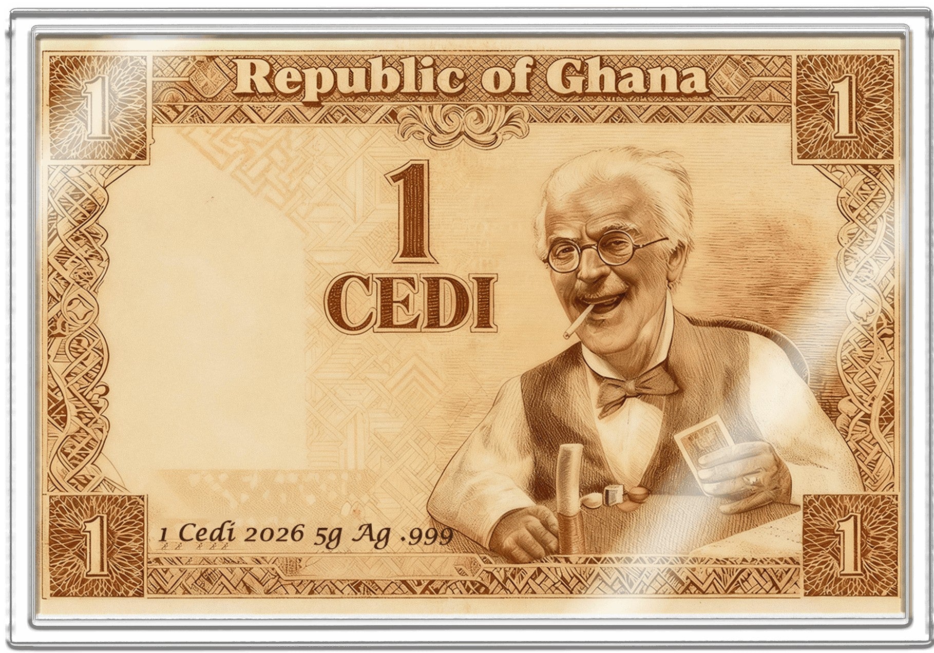 2026 Ghana "A Friend in Need" 5g Silver Foil