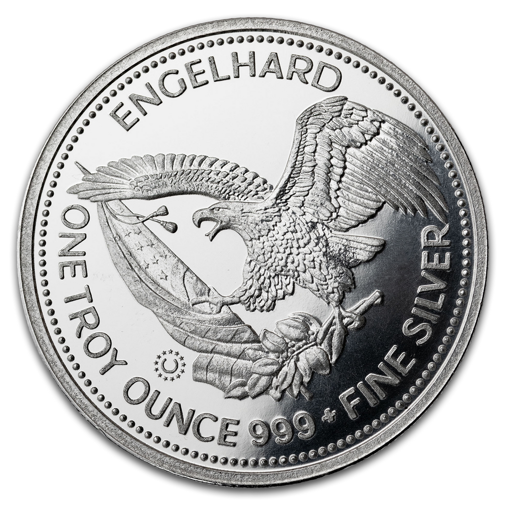 2026 PAMP Suisse Engelhard Prospector 1 oz Silver Round