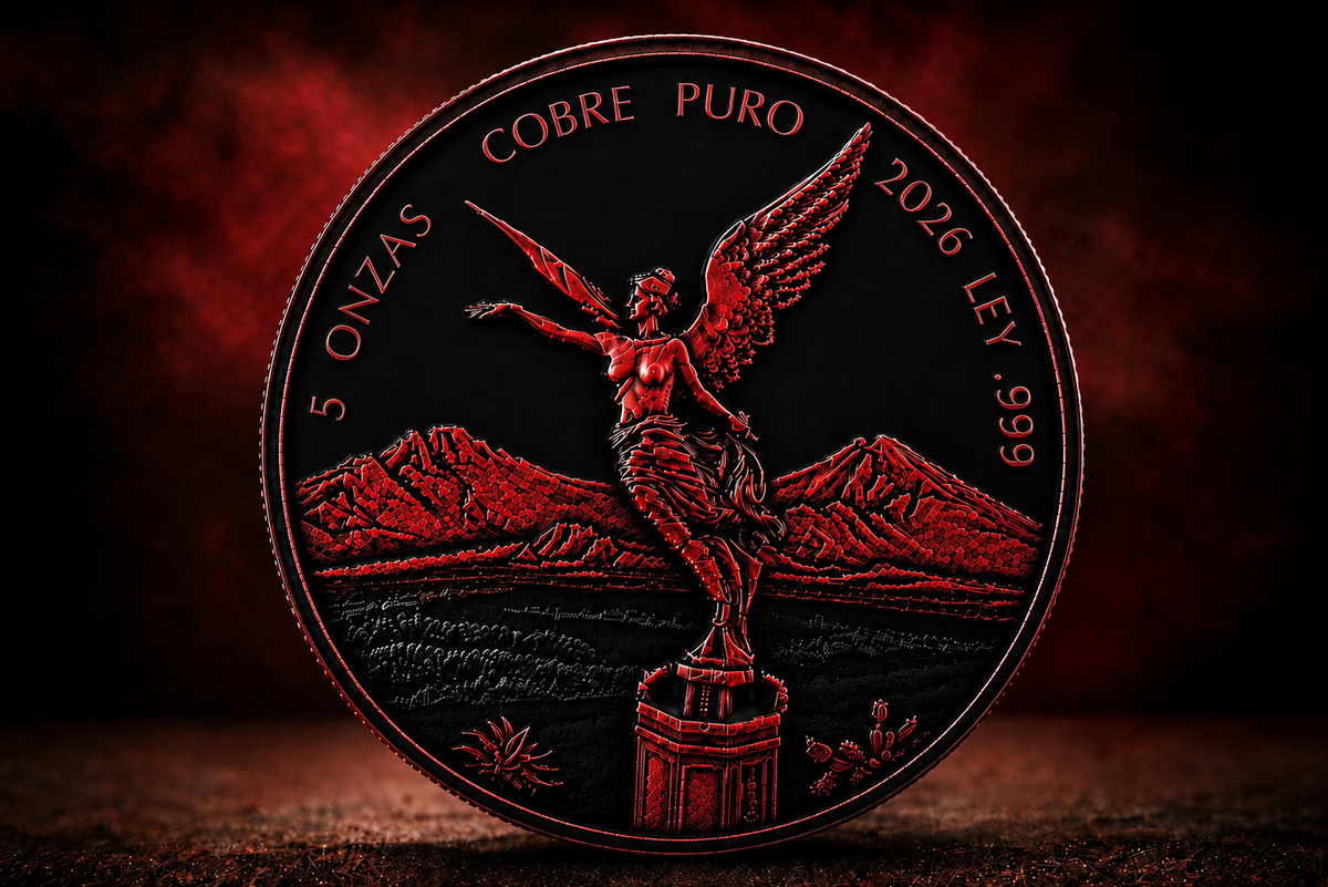 Libertad en Rojo 5 oz Copper Medal