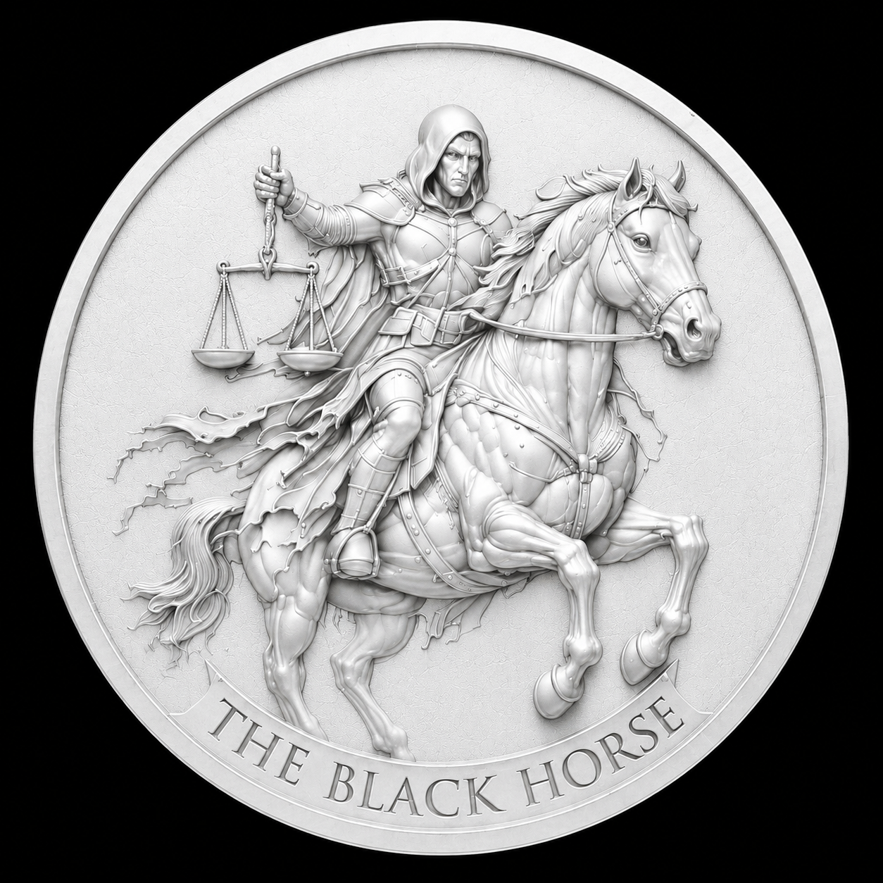 The Four Horsemen of the Apocalypse 4 x 3g Silver Medal Set