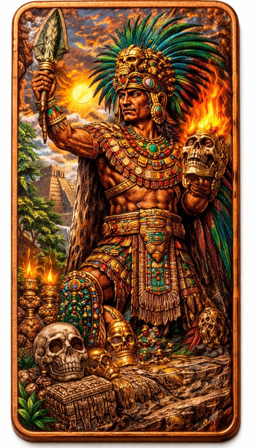 Aztec Ritual 5 oz Copper Bar