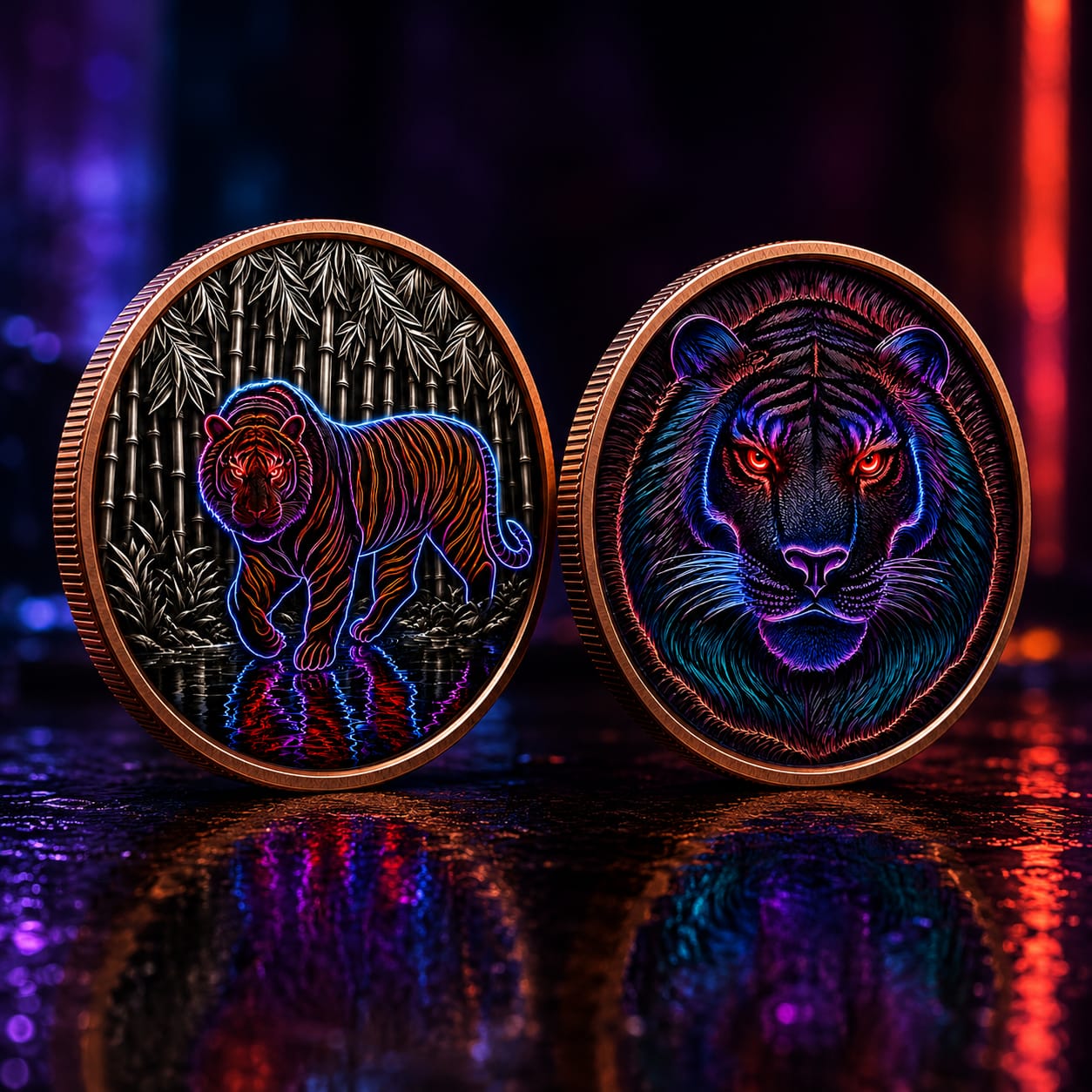 2025 Nature Tiger - TigerPunk Edition 5oz Copper Round