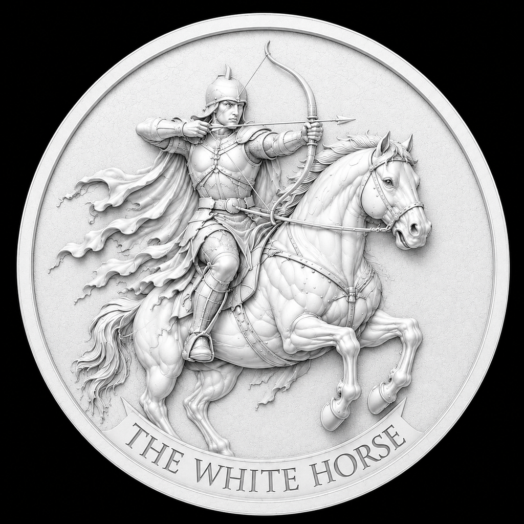 The Four Horsemen of the Apocalypse 4 x 3g Silver Medal Set