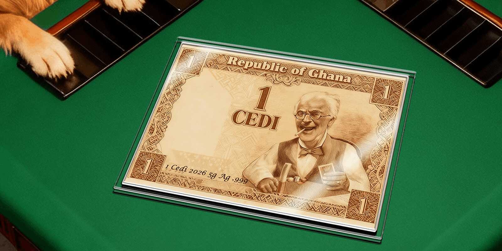 2026 Ghana "A Friend in Need" 5g Silver Foil