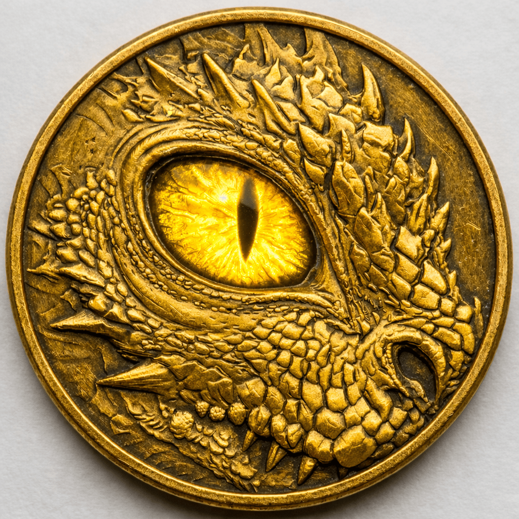 Golden Dragon 5oz Copper Round