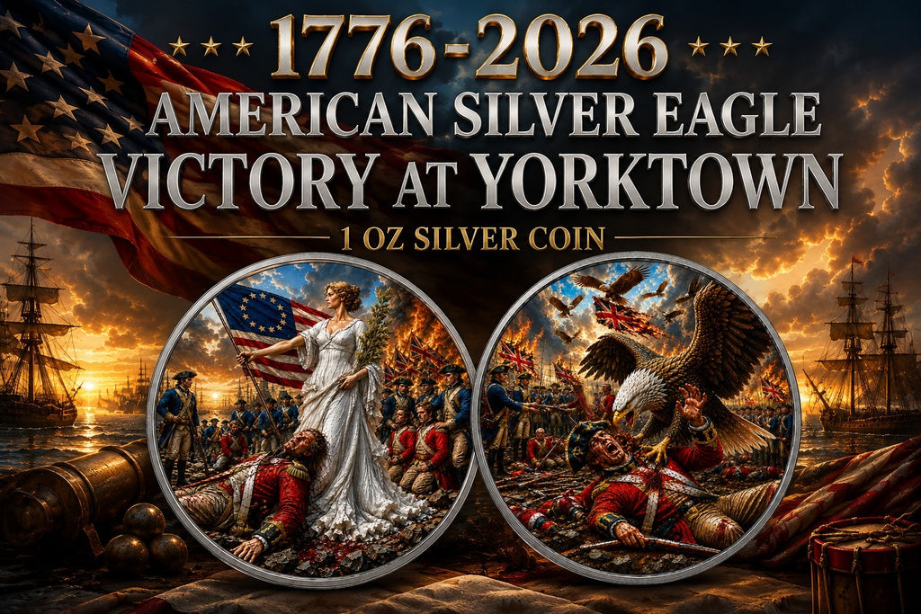 1776-2026 U.S. Silver Eagle - Victory at Yorktown 1 oz Silver Coin