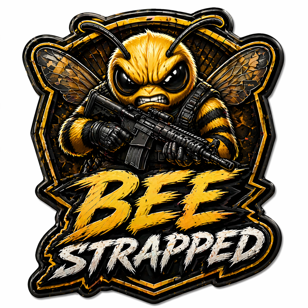 Bee Strapped 1 oz Copper Medal