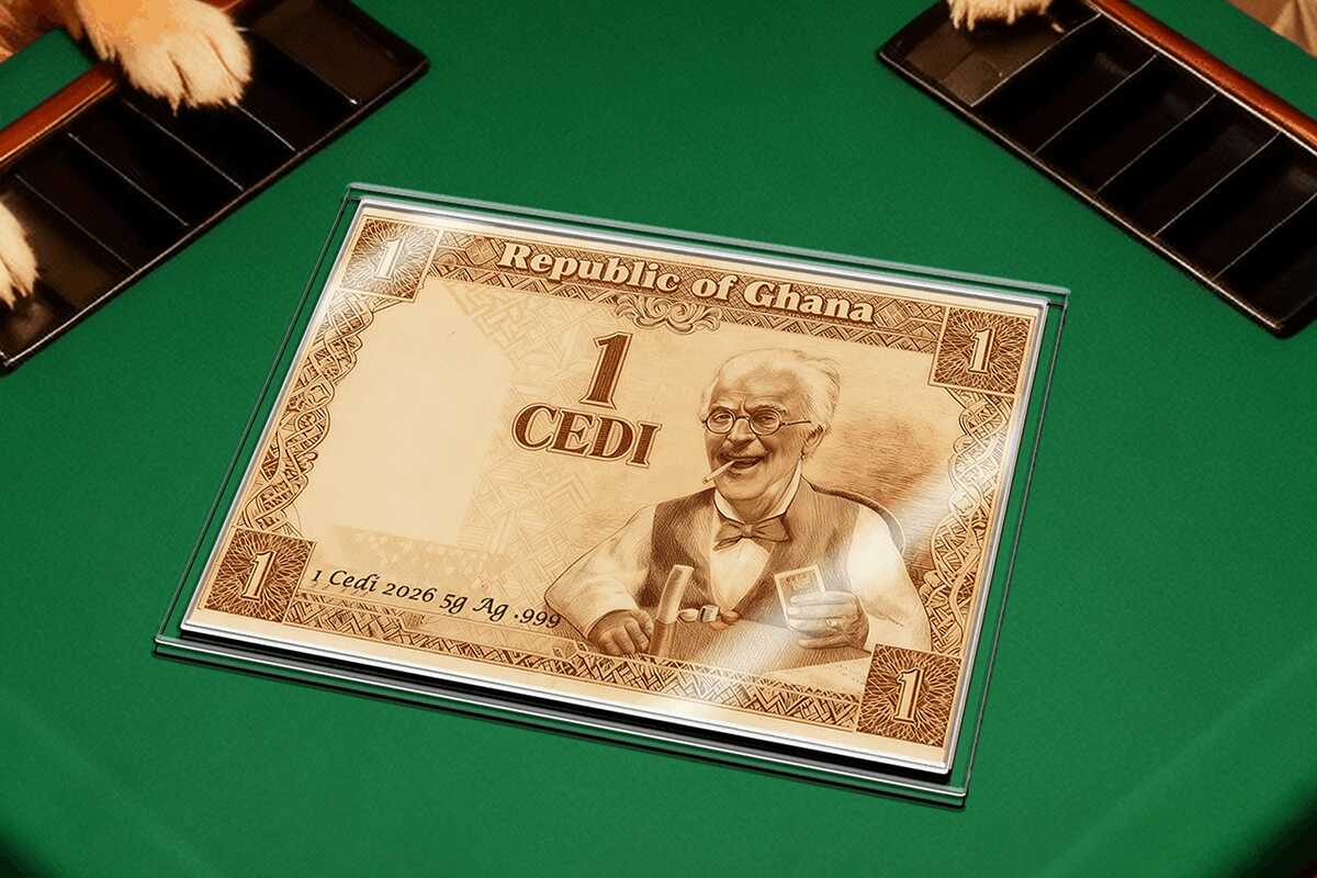 2026 Ghana "A Friend in Need" 5g Silver Foil
