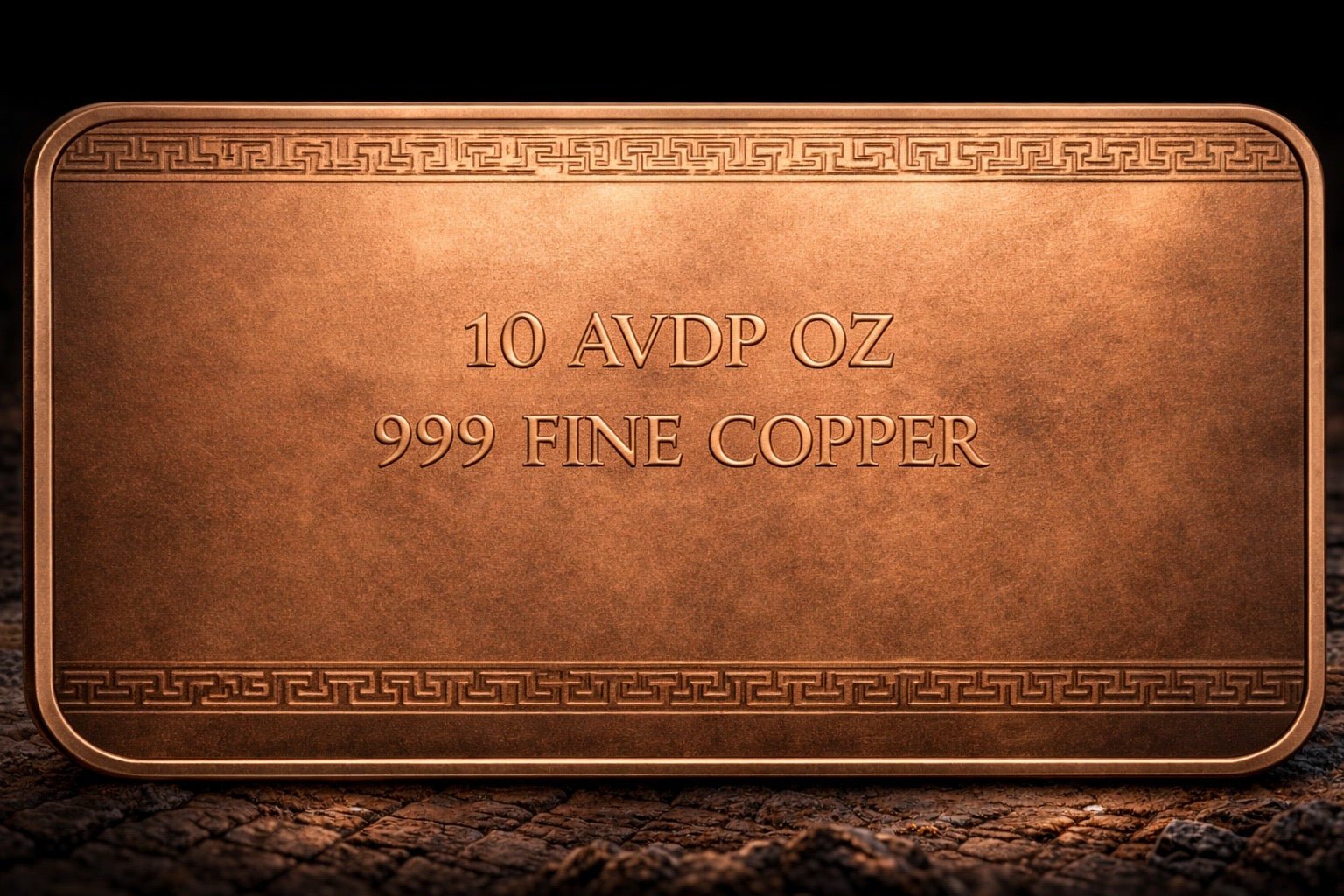 Great Wall of China 10oz Copper Bar