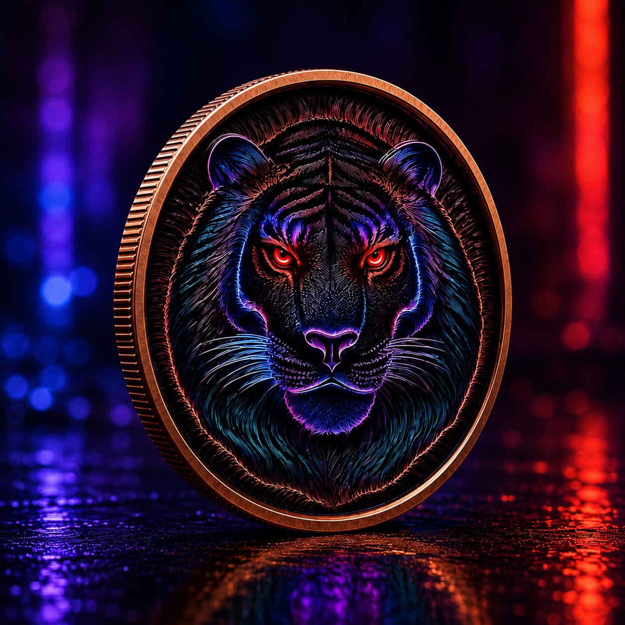 2025 Nature Tiger - TigerPunk Edition 5oz Copper Round