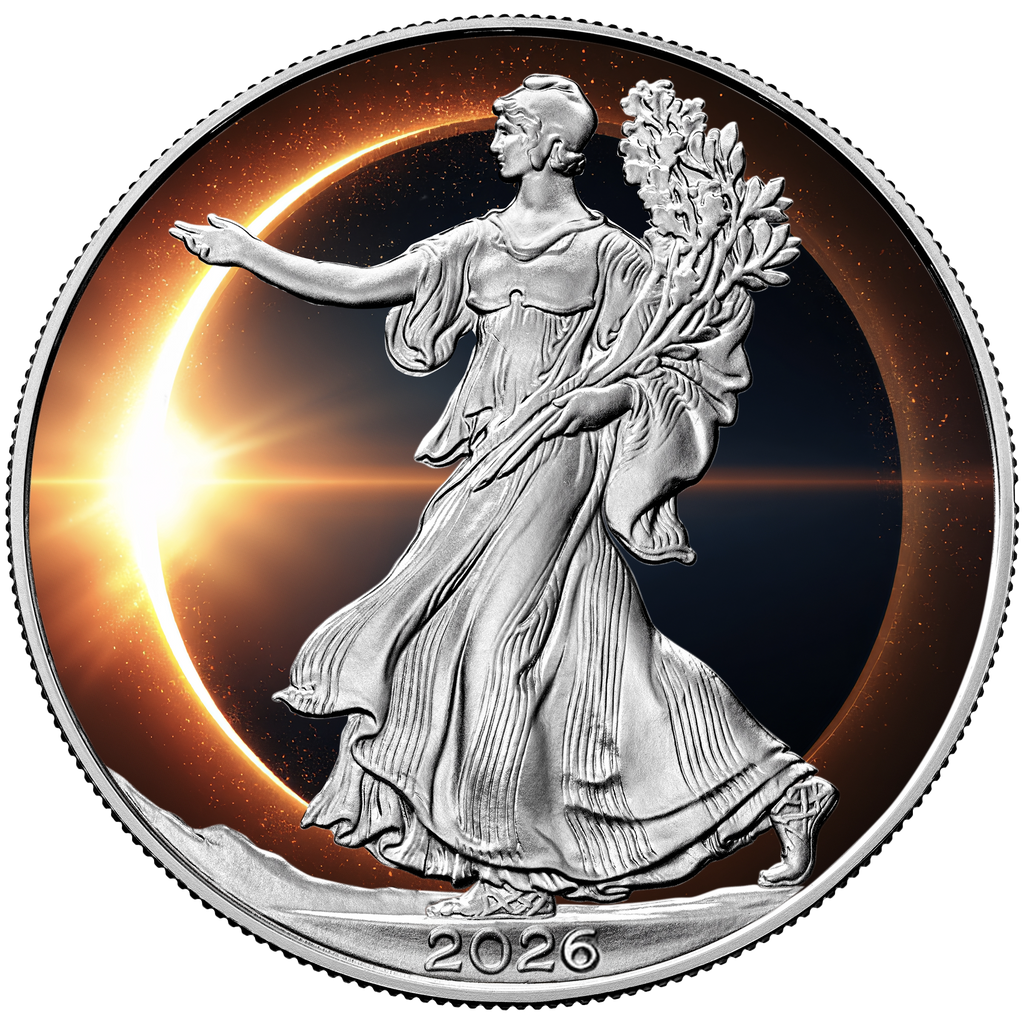 2026 U.S. Silver Eagle - Solar Eclipse Edition 1 oz
