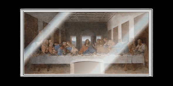 2026 Liberia Last Supper 1/10 oz .999 Silver Note