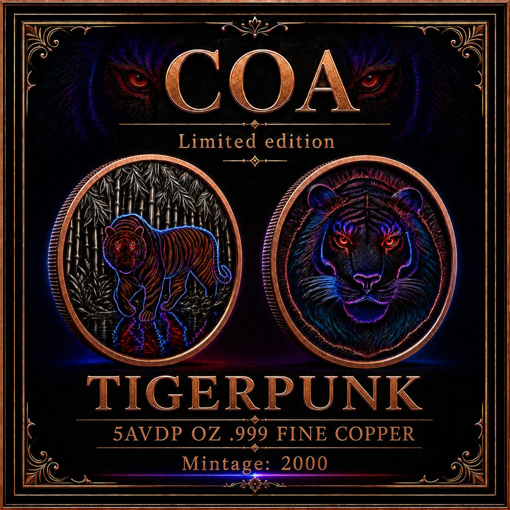 2025 Nature Tiger - TigerPunk Edition 5oz Copper Round