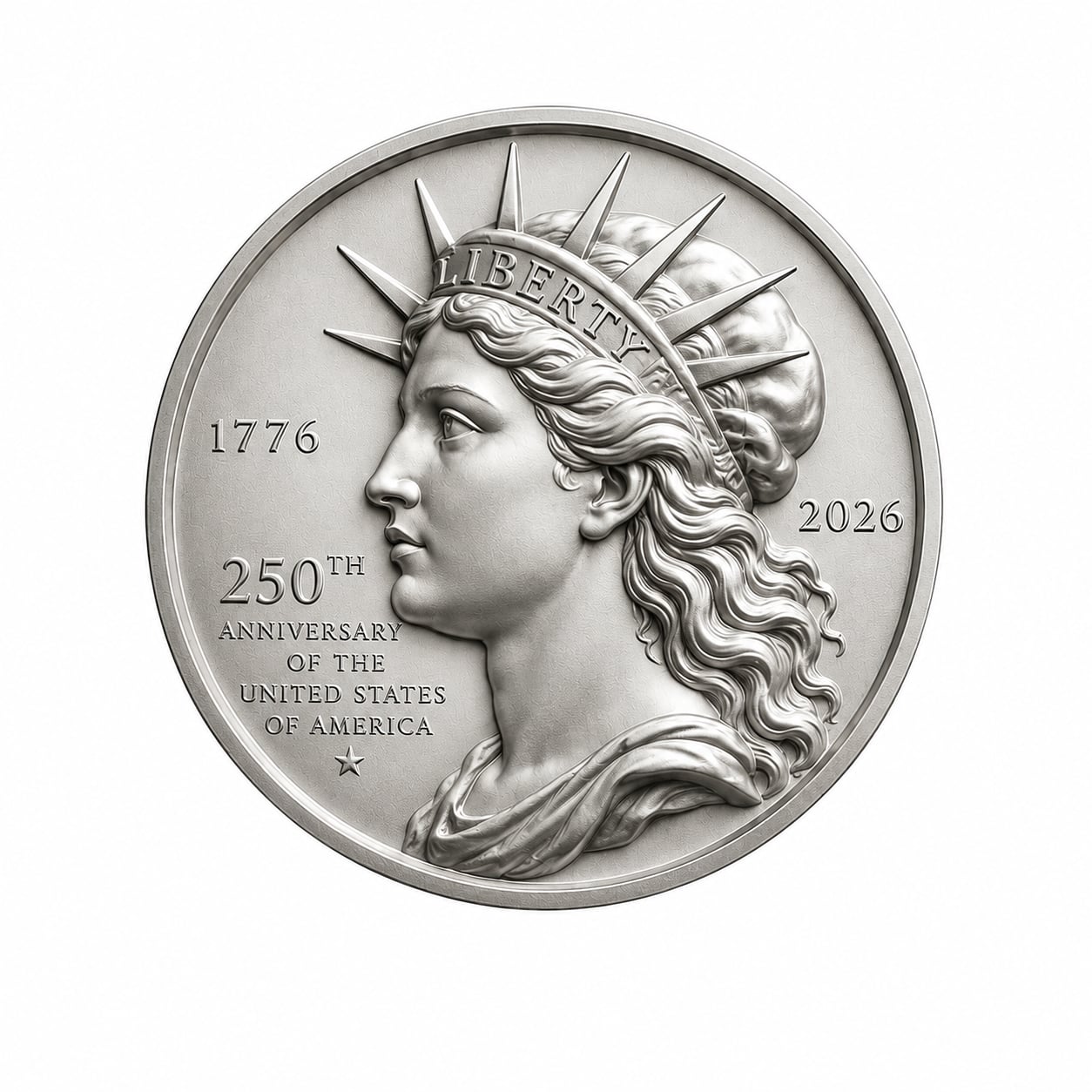 2026 250 Years of Liberty & Freedom 3g Silver Medal