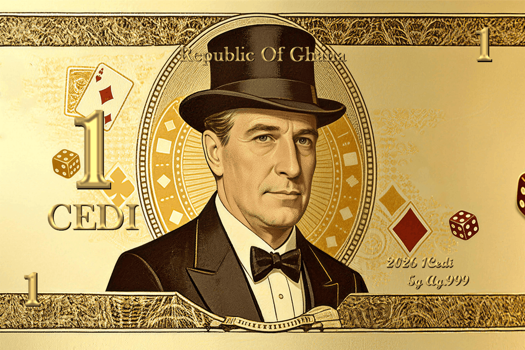 2026 Ghana "All In" 5g Silver Foil Note