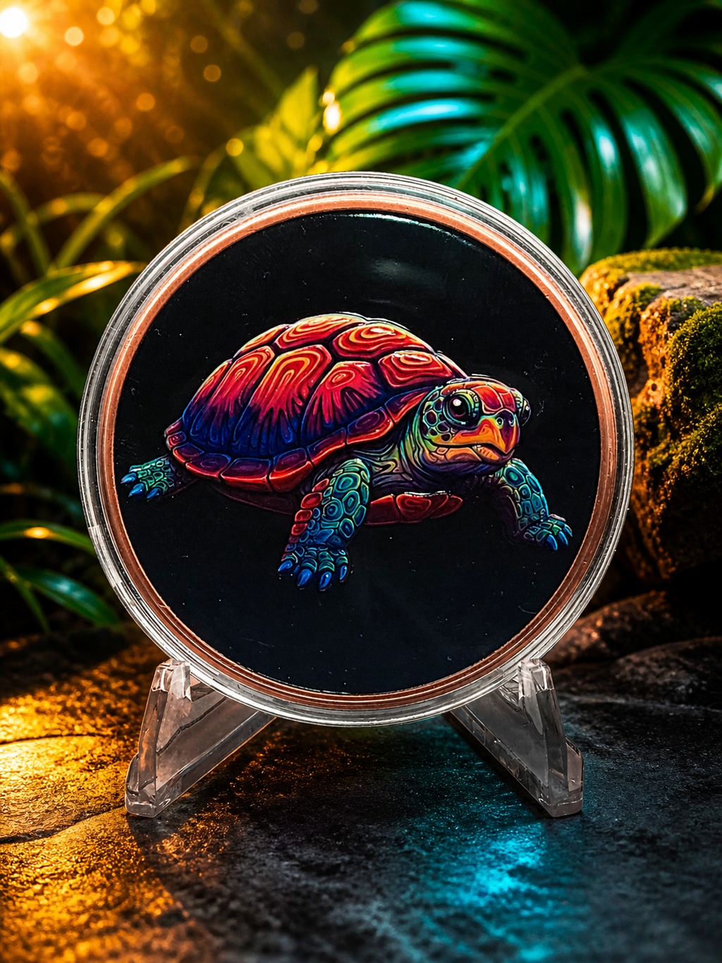 Mystic Series - Turtle 5 oz Copper Round