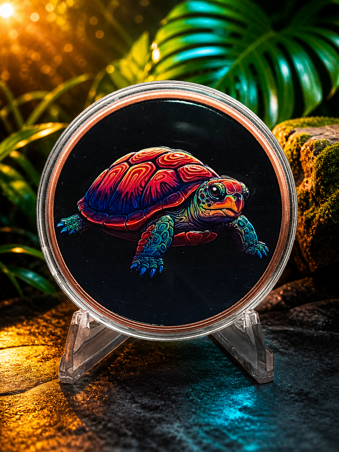 Mystic Series - Turtle 5 oz Copper Round
