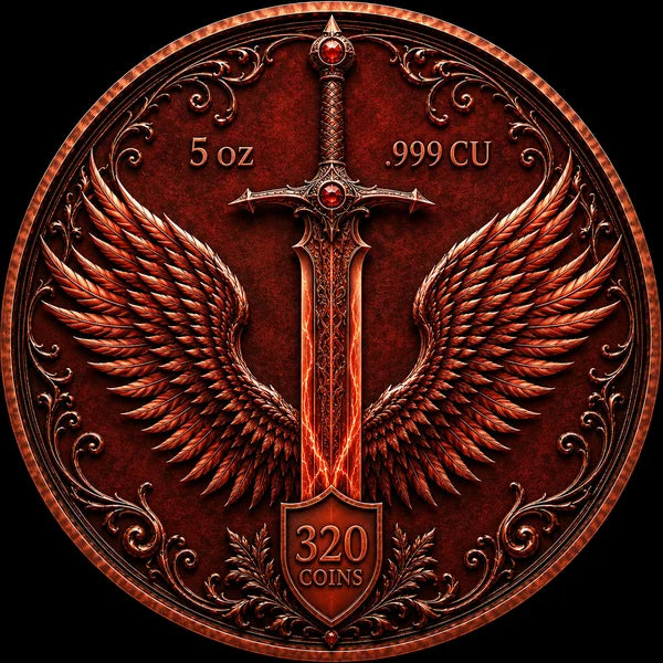 Fire Dragon Libertad Tribute | 5 oz Copper Round