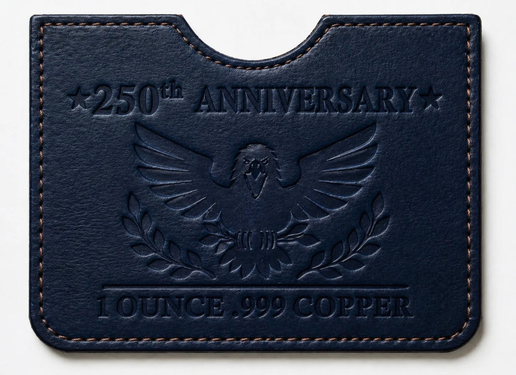 250th Anniversary Eagle in pouch 1oz .999 Copper