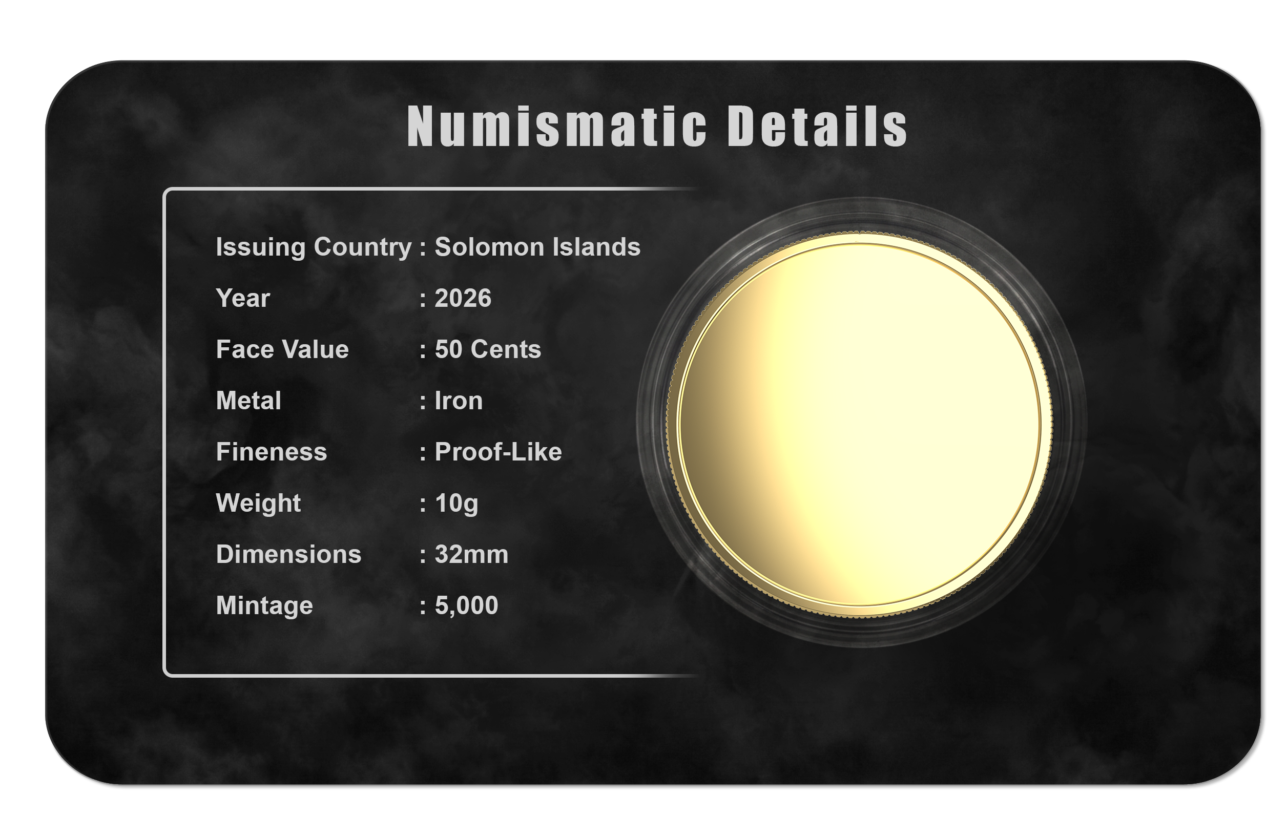 2026 Solomon Islands Chernobyl 40th Anniversary Coin