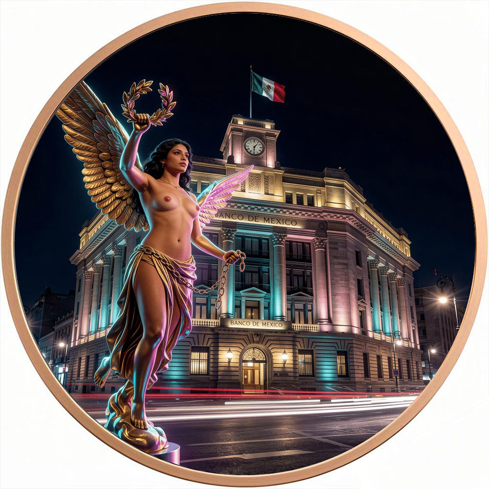 Banco De Mexico Angel 1 oz Copper Medal