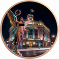 Banco De Mexico Angel 1 oz Copper Medal