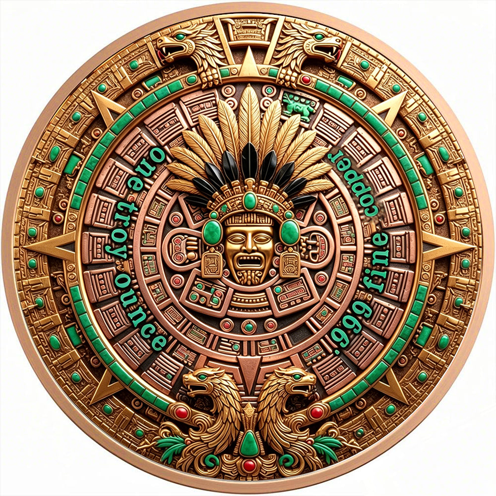 Banco De Mexico Angel 1 oz Copper Medal