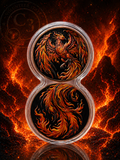 2026 Fiery Phoenix Infinity Medals 2-1oz Copper