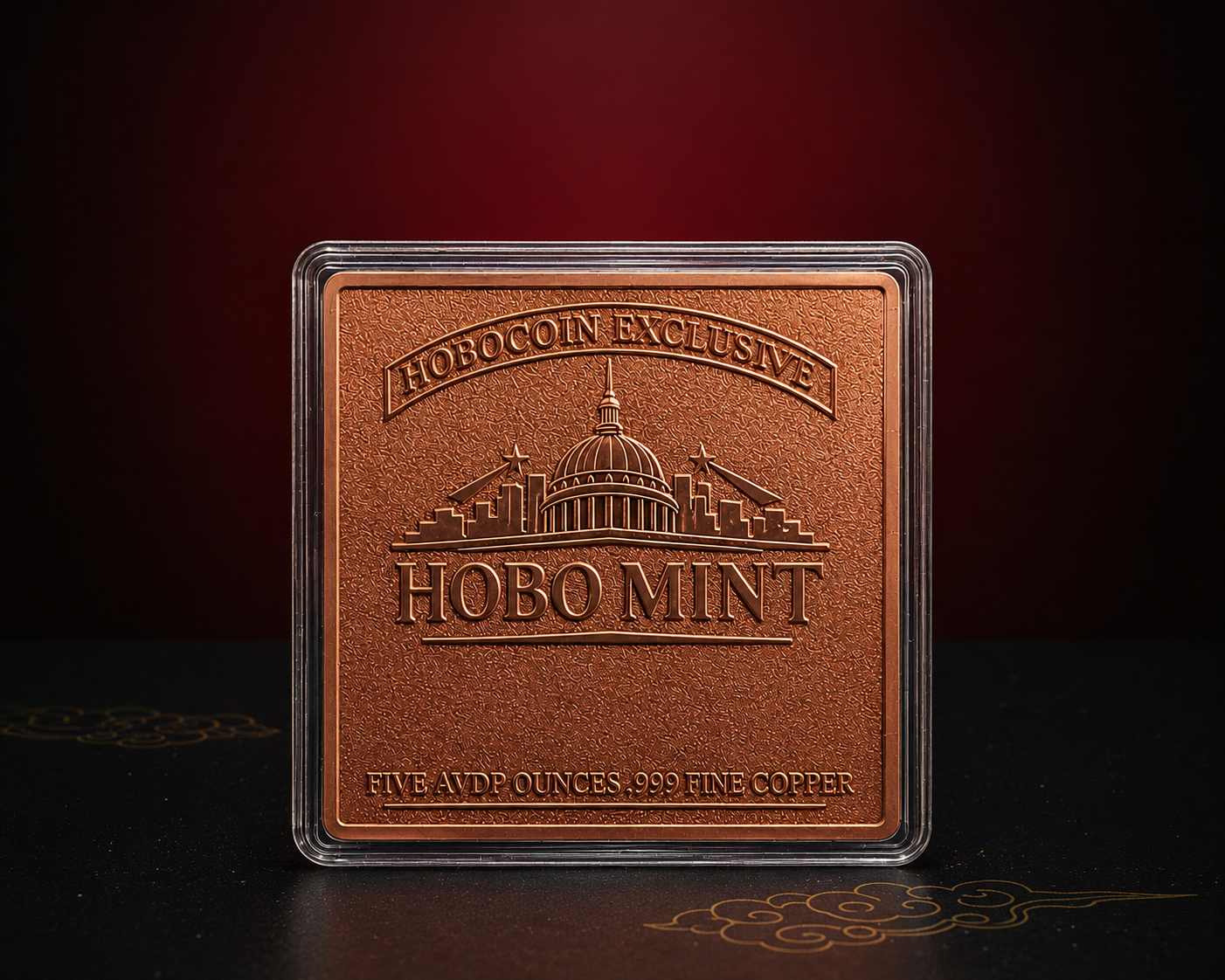 HoboCoins Exclusive Eternal Guardians - Tiger & Dragon 5 oz Copper Bar Mintage 500