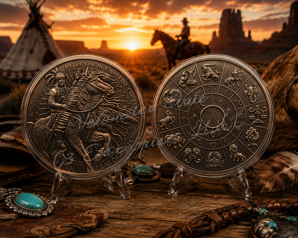 2026 Year of the War Horse 10oz .999 Copper