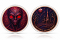 2026 2 oz Copper UHR Red Alien GID Eyes Beautiful LIMITED w/Box & COA