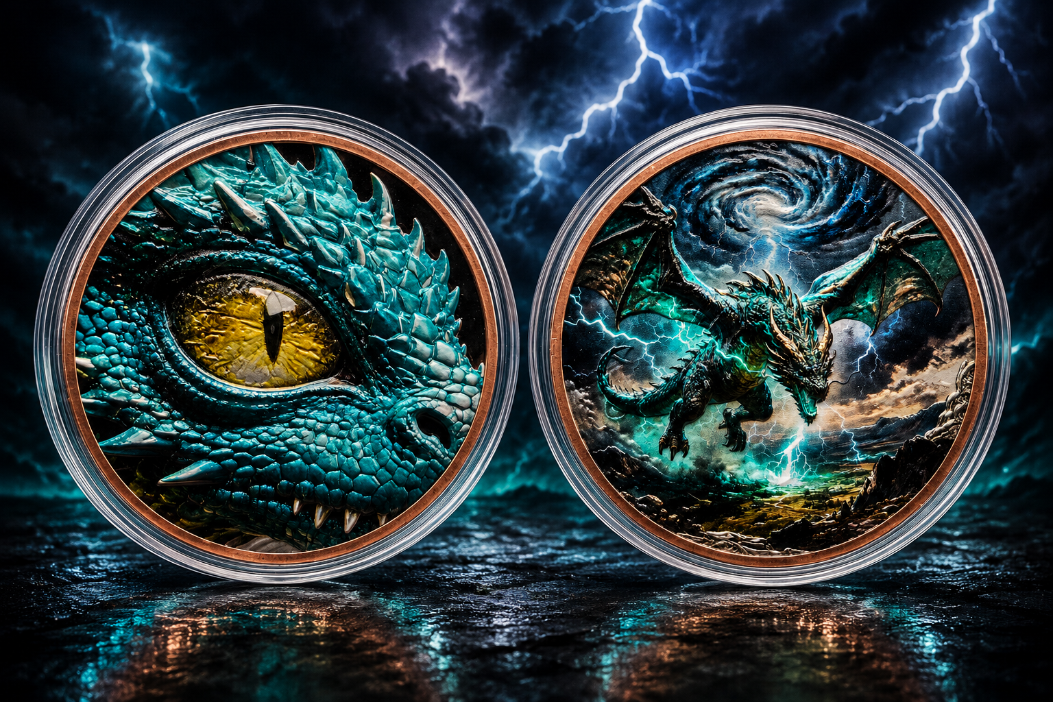 2026 Dragon Flight 5oz Copper Medal .999