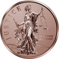 2026 Liberia Lady Justice Reverse Proof 5 oz Copper Coin