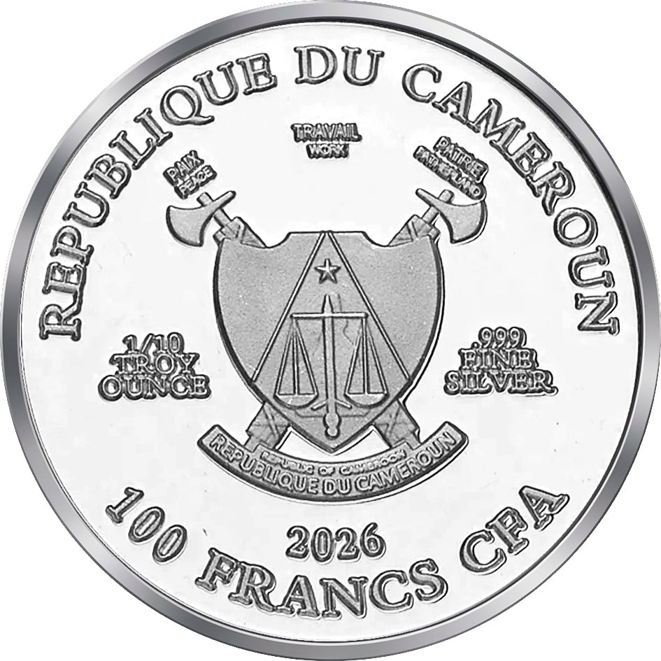 2026 Cameroon The Lord's Prayer 1/10 oz Silver Coin