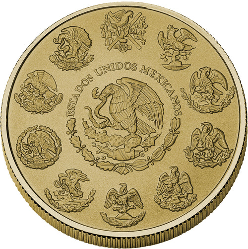 2024 Libertad Mosaic Aztec Emperor 24k Plated 1 oz Silver Coin