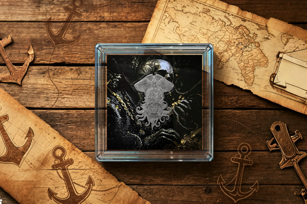 2026 Cameroon Legend of Davy Jones 2 oz Silver Coin