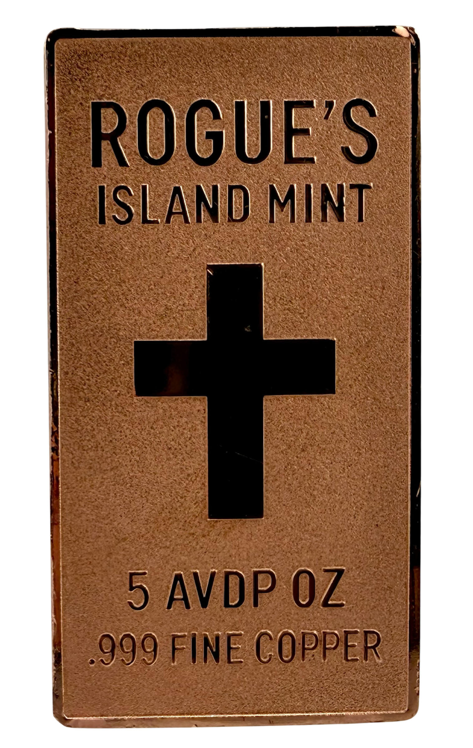 Jesus - He is Risen Colorized 5 oz Copper Bar